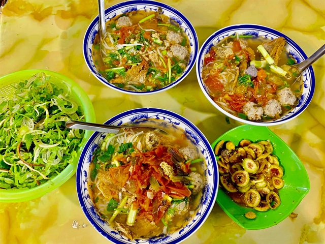 Bún sung a must-try dish in Nam Định Province